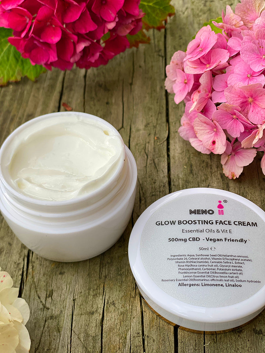 Meno® VEGAN Boosting Face Cream with Essential oils and Vit E