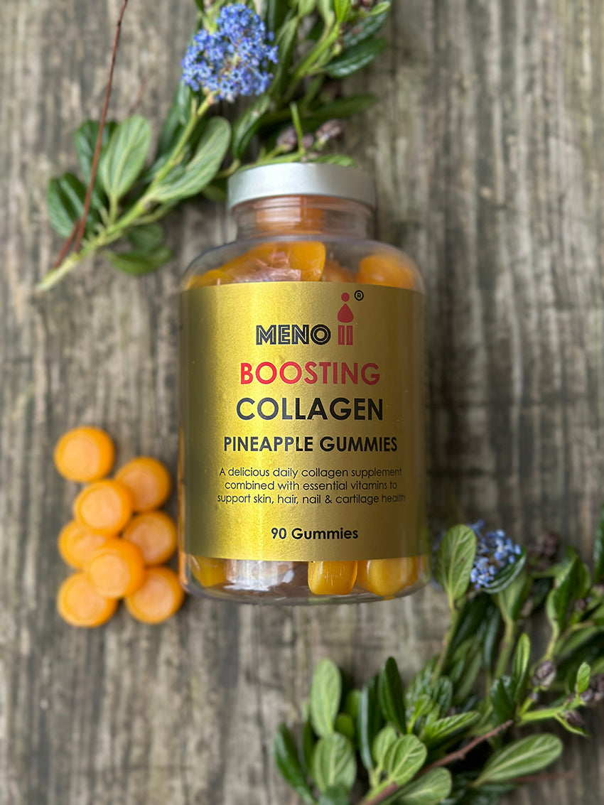 Meno® Boosting Collagen Natural Pineapple 90 Gummies - upto 3 month supply