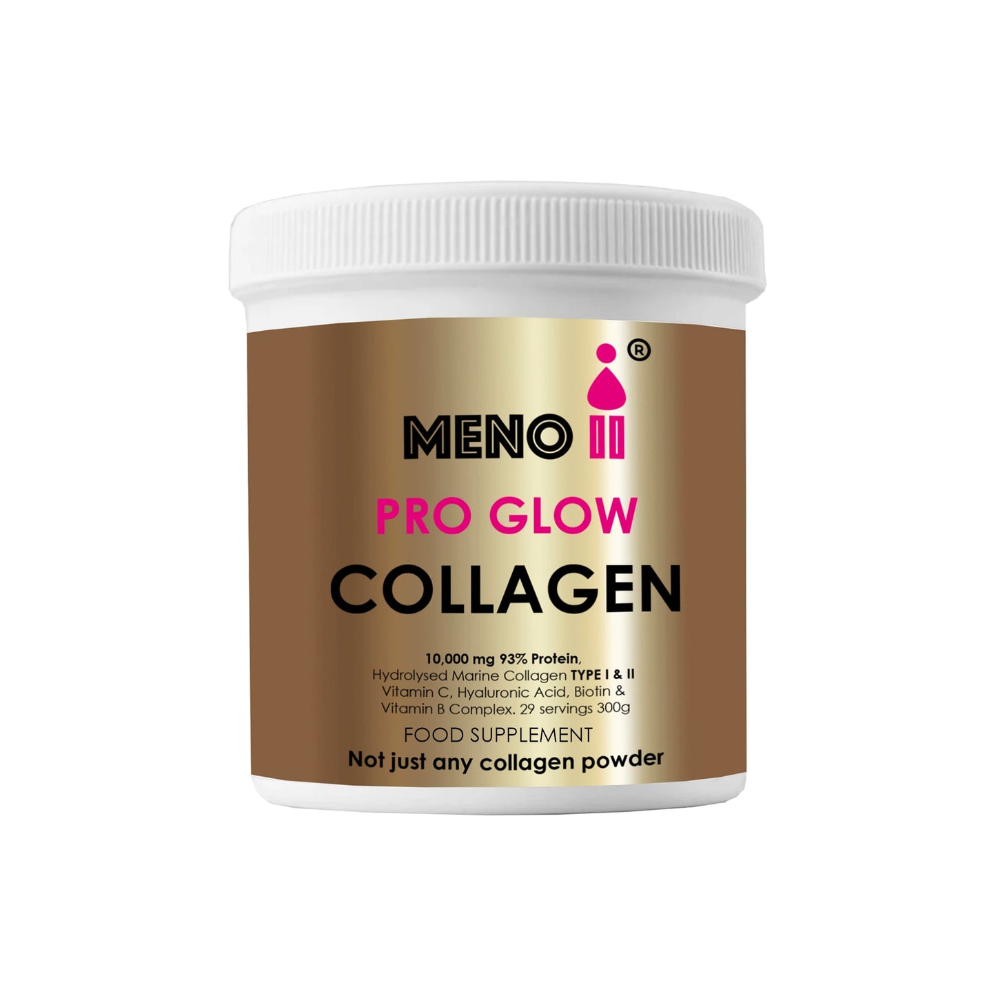 Meno® PRO GLOW 10,000mg Collagen Powder + Essential Vitamins
