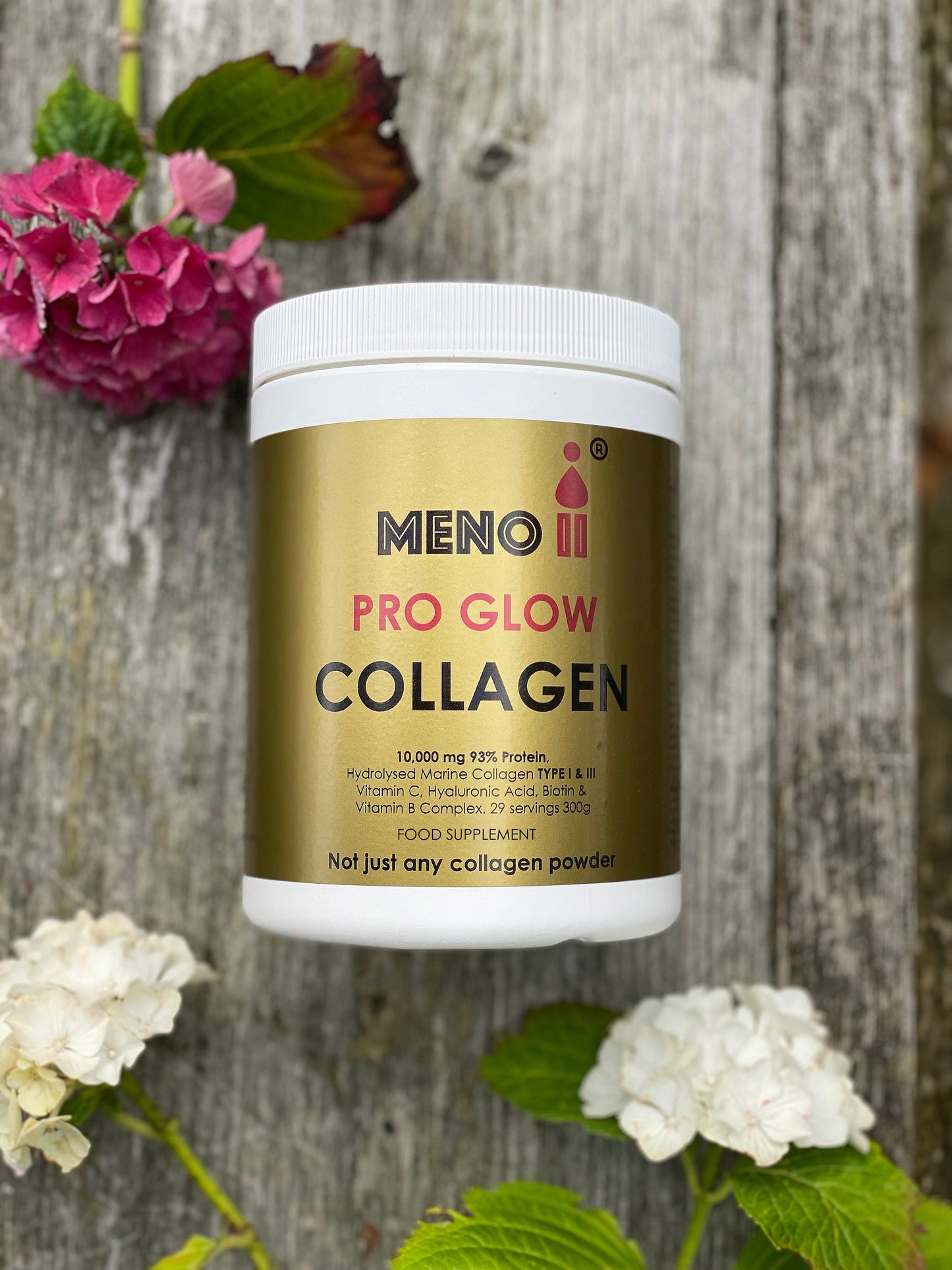 Meno® PRO GLOW 10,000mg Collagen Powder + Essential Vitamins