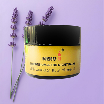 Meno® Night Balm – Magnesium, Lavender & Vitamin E for Restful Sleep