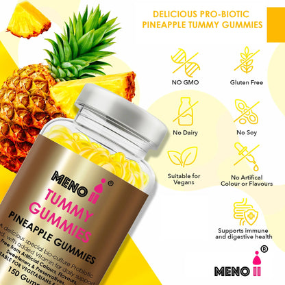 ★ Best Seller ★ Meno® Pro-biotic 150 Tummy Gummies