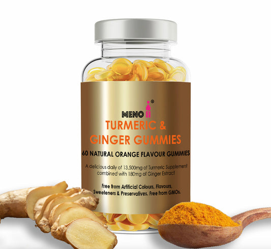 🎁 Meno® Turmeric & Ginger Gummies – Inflammation & Joint Support - 120 Gummies (100% off)